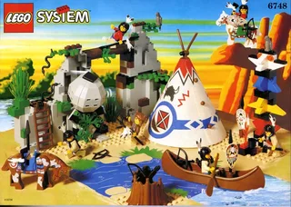 LEGO 6748-1 Boulder Cliff Canyon — 257 pieces, released 1997