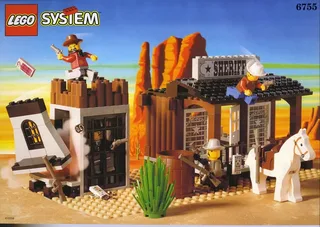LEGO 6755-1 Sheriff's Lock-Up — 178 pieces, Western theme