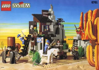 LEGO 6761-1 Bandit's Secret Hide-Out — 250 pieces, Western theme