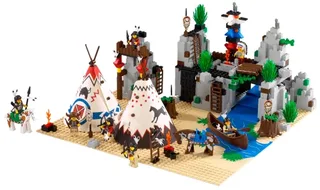 LEGO 6763-1 Rapid River Village — 356 pieces, Western theme