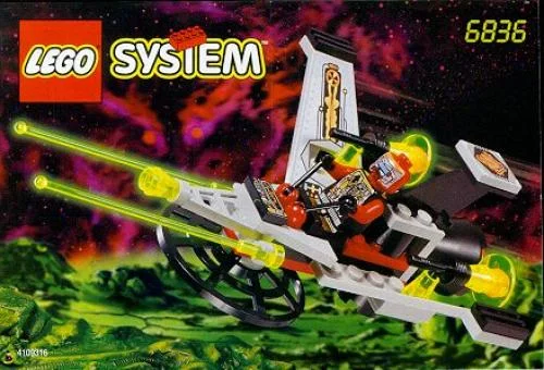 LEGO 6836-1 V-Wing Fighter — 40 pieces, released 1997