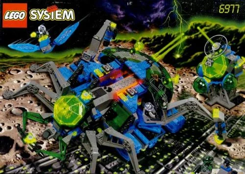LEGO 6977-1 Arachnoid Star Base — 438 pieces, released 1998