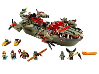 LEGO 70006-1 Cragger's Command Ship — 610 pieces, Legends of Chima theme