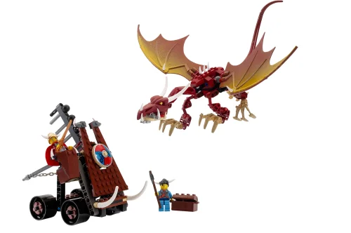 LEGO 7017-1 Viking Catapult versus the Nidhogg Dragon — 225 pieces, Vikings theme