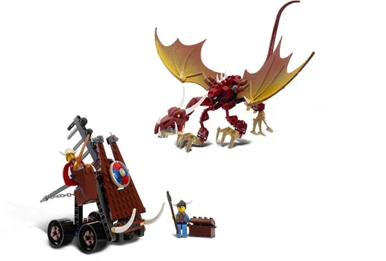 Viking Catapult versus the Nidhogg Dragon - View 2