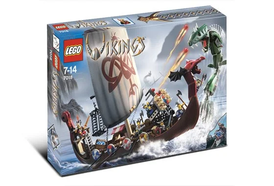 Viking Ship challenges the Midgard Serpent - View 3