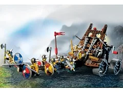 Army of Vikings with Heavy Artillery Wagon - View 2