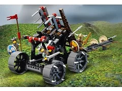 Army of Vikings with Heavy Artillery Wagon - View 5