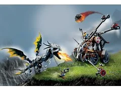 Viking Double Catapult versus the Armored Ofnir Dragon - View 2