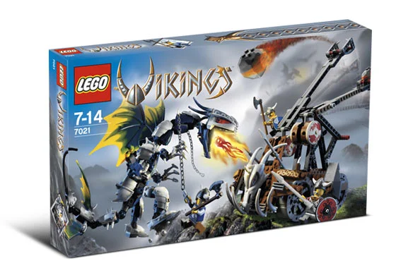 Viking Double Catapult versus the Armored Ofnir Dragon - View 3
