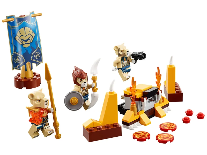LEGO 70229-1 Lion Tribe Pack — 78 pieces, Legends of Chima theme