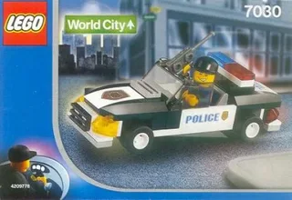 LEGO 7030-1 Squad Car — 52 pieces, Town theme
