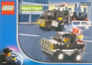 LEGO 7032-1 Highway Patrol & Undercover Van — 154 pieces, Town theme