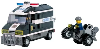 LEGO 7033-1 Armored Car Action — 187 pieces, Town theme