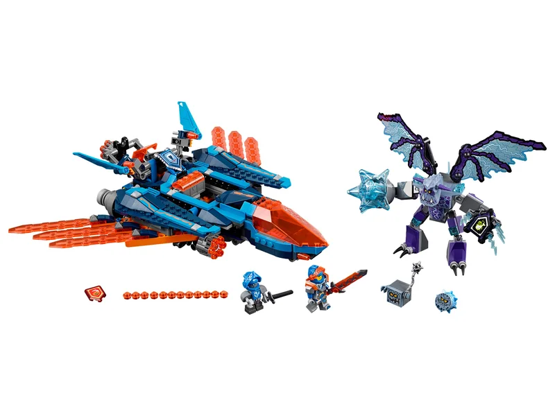 LEGO 70351-1 Clay's Falcon Fighter Blaster — 524 pieces, Nexo Knights theme