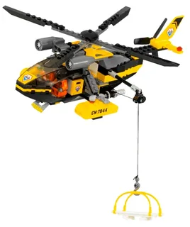 LEGO 7044-1 Rescue Chopper — 205 pieces, Town theme