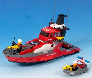 LEGO 7046-1 Fire Command Craft — 271 pieces, Town theme