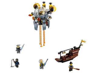 LEGO 70610-1 Flying Jelly Sub — 341 pieces, released 2017