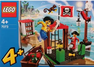 LEGO 7073-1 Pirate Dock — 66 pieces, released 2004