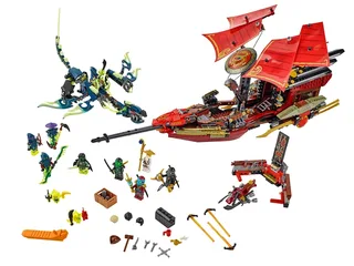 LEGO 70738-1 Final Flight of Destiny's Bounty — 1264 pieces, released 2015