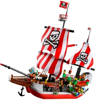LEGO 7075-1 Captain Redbeard's Pirate Ship — 142 pieces, 4 Juniors theme