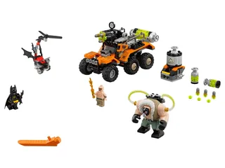 LEGO 70914-1 Bane Toxic Truck Attack — 366 pieces, released 2017