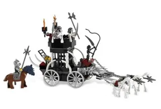 LEGO 7092-1 Skeletons' Prison Carriage — 193 pieces, Castle theme