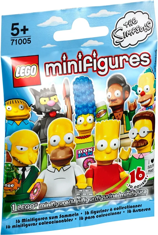 LEGO 71005-0 The Simpsons Series 1 - Random Bag — 71 pieces, Collectible Minifigures theme