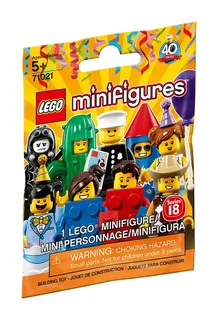 LEGO 71021-0 Series 18 - Random Bag — 105 pieces, Collectible Minifigures theme