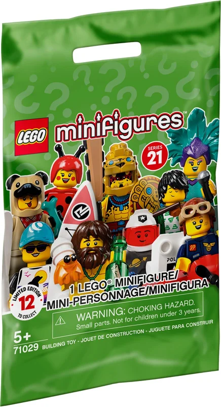 LEGO 71029-0 Series 21 - Random Bag — 42 pieces, Collectible Minifigures theme