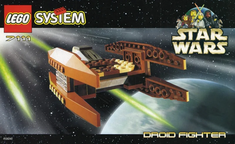LEGO 7111-1 Droid Fighter — 62 pieces, released 1999