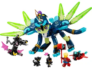 LEGO 71476-1 Zoey and Zian the Cat-Owl — 437 pieces, Dreamzzz theme