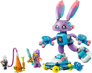 LEGO 71490-1 Izzie and Bunchurro the Gaming Bunny — 252 pieces, Dreamzzz theme