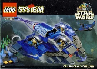 LEGO 7161-1 Gungan Sub — 379 pieces, released 1999