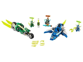 LEGO 71709-1 Jay and Lloyd's Velocity Racers — 323 pieces, released 2020