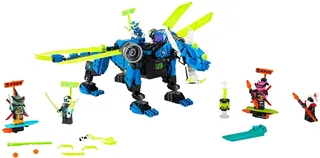 LEGO 71711-1 Jay's Cyber Dragon — 527 pieces, released 2020