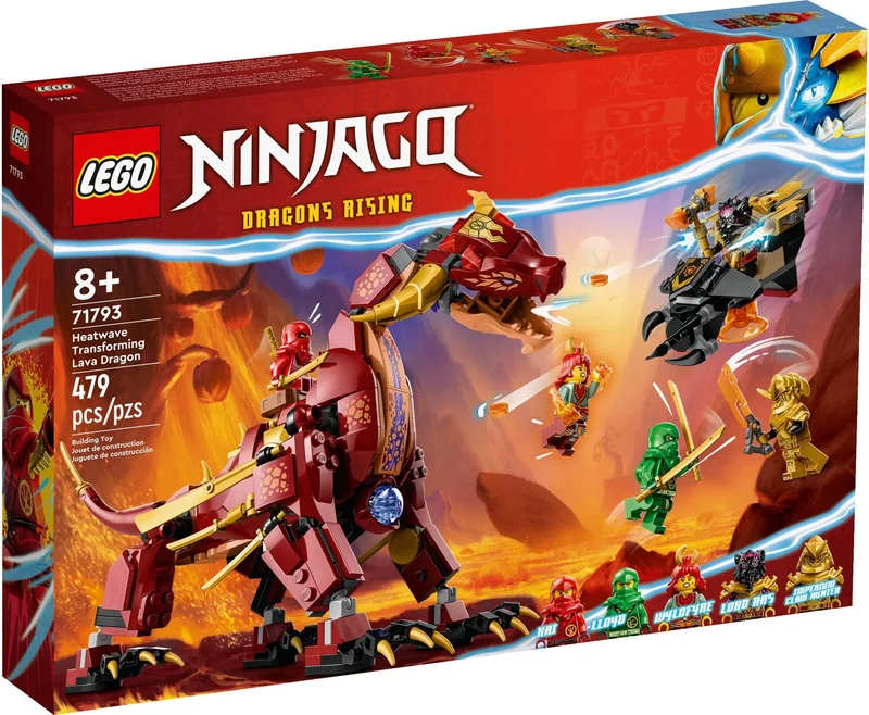 Heatwave Transforming Lava Dragon - View 2