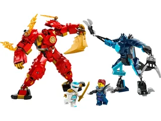 LEGO 71808-1 Kai's Elemental Fire Mech — 322 pieces, Ninjago theme