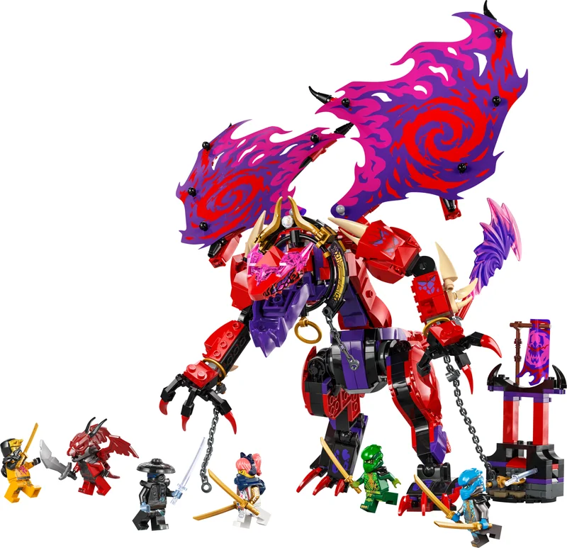 LEGO 71832-1 Thunderfang Dragon of Chaos — 670 pieces, Ninjago theme