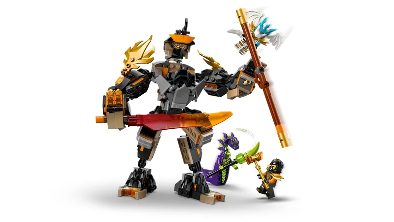 Cole's Mission Mech & Dragon Zane - View 2