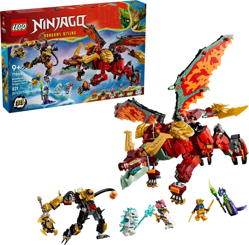Wyldfyre's Transforming Dragon Mech - View 3