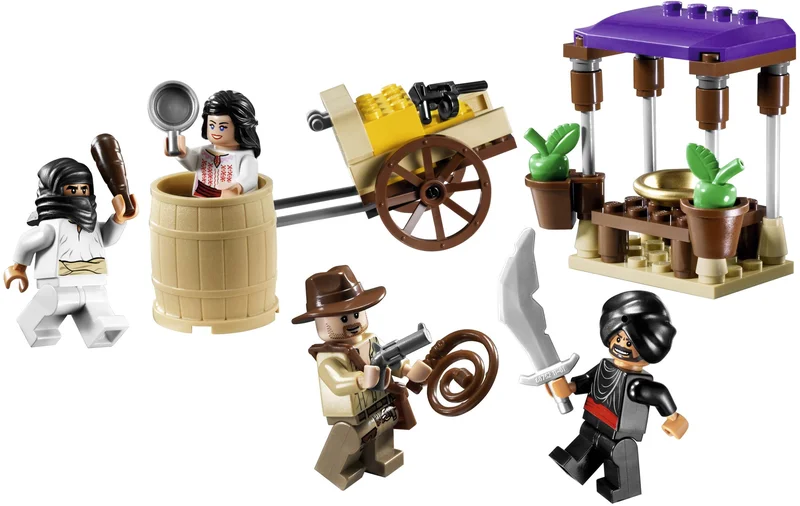 LEGO 7195-1 Ambush in Cairo — 79 pieces, Indiana Jones theme