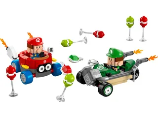 LEGO 72034-1 Mario Kart – Baby Mario vs. Baby Luigi — 321 pieces, Super Mario theme