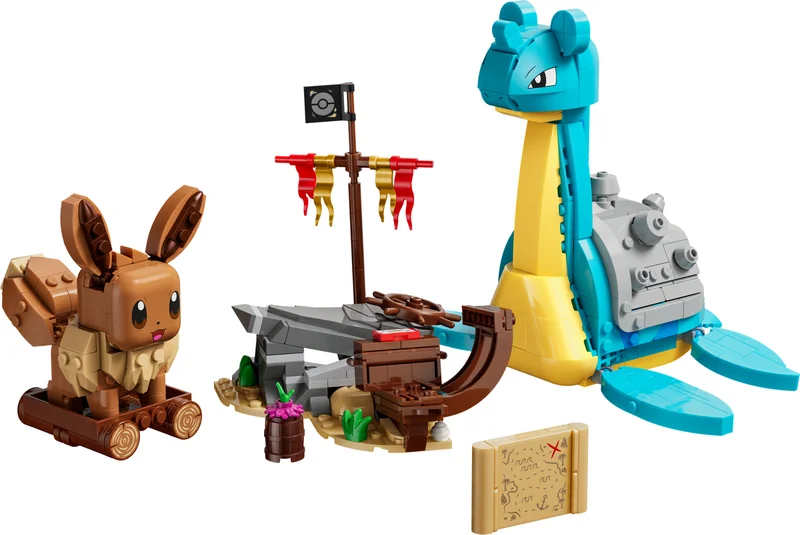 Eevee and Lapras's Treasure Hunt - LEGO Set 72162-1 - 2026