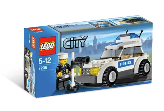 Police Car (Black Sticker Version) - View 3