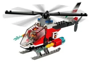 LEGO 7238-1 Fire Helicopter — 76 pieces, City theme