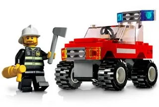 LEGO 7241-1 Fire Car — 47 pieces, City theme