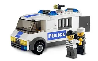 LEGO 7245-2 Prisoner Transport - Blue Sticker Version — 100 pieces, City theme