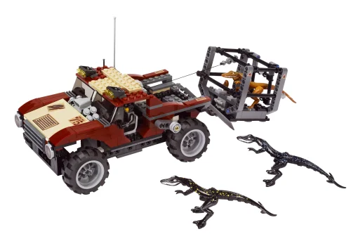 LEGO 7296-1 Dino 4WD Trapper — 283 pieces, Dino Attack / Dino 2010 theme
