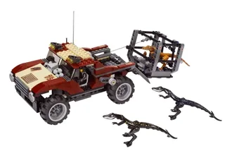 LEGO 7296-1 Dino 4WD Trapper — 283 pieces, released 2005